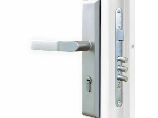 Porta De Entrada Em Aco Envidracado Com Inox A207 X L100 Cm Antracite, Abertura Para A Esquerda - Tifana