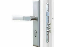 Porta De Entrada Em Aco Inox A207Xl100 Cm Efeito Carvalho, Abertura Para A Esquerda - Tifana