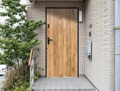 Porta De Entrada Em Aco Macico A207 X L100 Cm Efeito Carvalho, Abertura Para A Direita - Agueda