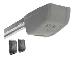 Porta De Garagem Seccionada Efeito Madeira Branca Com Motor Somfy - Prieta