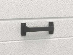 Porta De Garagem Seccionada Com Padrao Quadriculado Branco Com Motor Somfy - Caopas