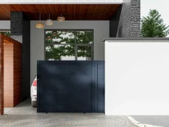 Portão De Correr Em Aluminio Antracite De C350 X A158 Cm - Nazario