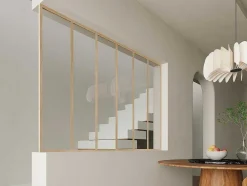 Poste Para Divisória Em Aluminio Termolacado A130 Cm Natural Claro - Bayview