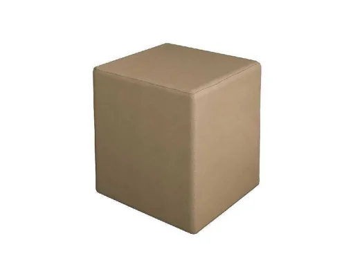 Pouf Milena, Castanho, 34X34X37 Cm, Epikasa