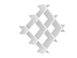 Prateleira Farley, Branco, 75X27X75 Cm, Epikasa