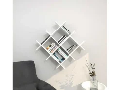Prateleira Farley, Branco, 75X27X75 Cm, Epikasa