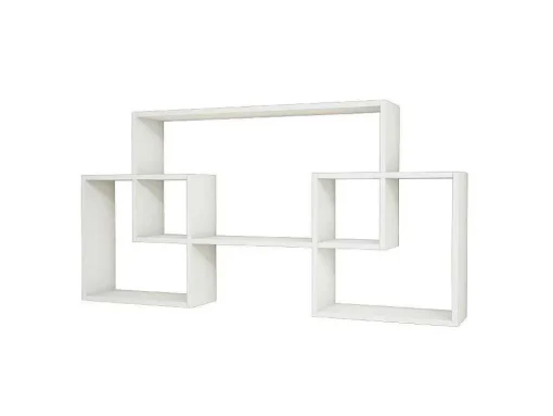 Prateleira Isabel, Branco, 150X22X75 Cm, Epikasa