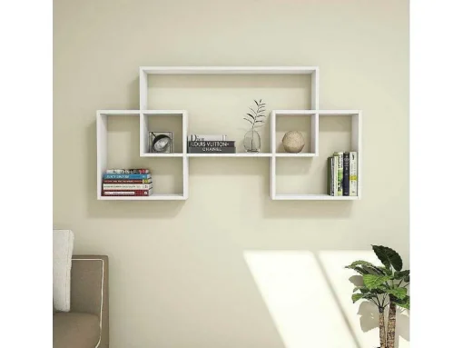 Prateleira Isabel, Branco, 150X22X75 Cm, Epikasa
