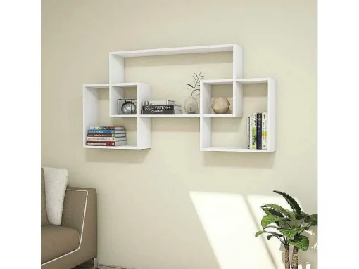 Prateleira Isabel, Branco, 150X22X75 Cm, Epikasa
