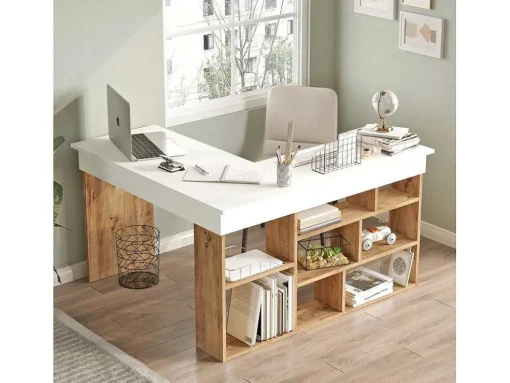 Prateleiras Tywin Para Mesa Moderna - Venprodin - Pinho 115 Cm - Branco