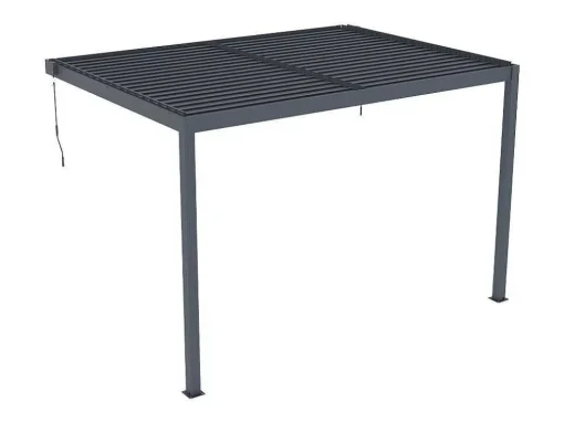 Pérgola Adossada Bioclimatica Aluminio Com Laminas Orientaveis 11,85 M - Mandello