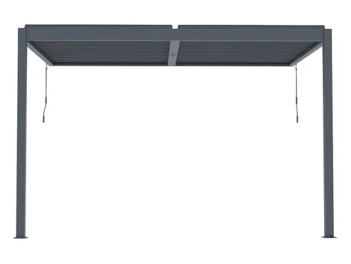 Pérgola Adossada Bioclimatica Aluminio Com Laminas Orientaveis 11,85 M - Mandello