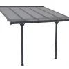 Pérgola De Parede Em Aluminio 9,5 M Antracite De C314 X L305 X A240/285 Cm - Alvaro
