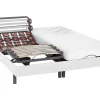 Relaxamento Ripas E Estacas - Látex Pandora Ii De Dreamea - Motores Okin - Branco - 2X80X200 Cm