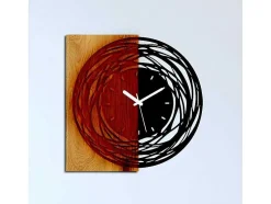 Relógio Circulos 5, Preto, 54X1,8X50 Cm, Epikasa