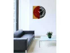 Relógio Circulos 5, Preto, 54X1,8X50 Cm, Epikasa