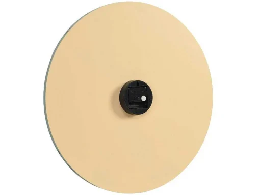 Relógio De Parede Contemporaneo D. 50 Cm Verde E Prateado - Herti