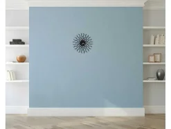 Relógio Geometrico 5, Preto, 50X1,5X50 Cm, Epikasa