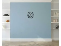 Relógio Romeinse Cijfers, Preto, 50X1,5X50 Cm, Epikasa