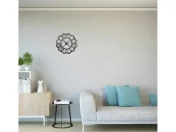 Relógio Romeinse Cijfers, Preto, 50X1,5X50 Cm, Epikasa