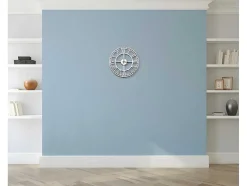 Relógio Vintage 7, Branco, Preto, 50X1,5X50 Cm, Epikasa