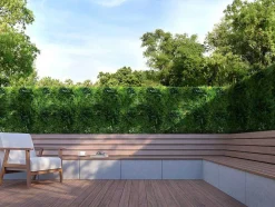 Revestimento De Parede Vegetal Sintetico Pack De 1M Cor Verde - Newry