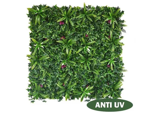 Revestimento De Parede Vegetal Sintetico Verde, Pack De 3M - Ikaz