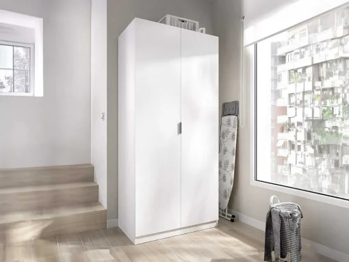 Roupeiro 2 Portas C81 Cm Branco - Listowel