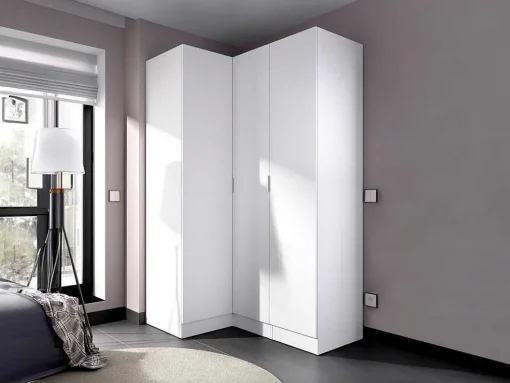 Roupeiro De Canto 3 Portas C132 Cm Branco - Listowel