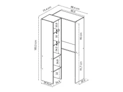 Roupeiro De Canto C225 Cm Branco - Ferdinand