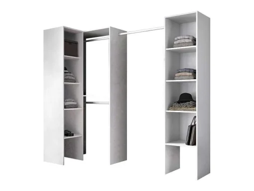 Roupeiro De Canto C225 Cm Branco - Ferdinand