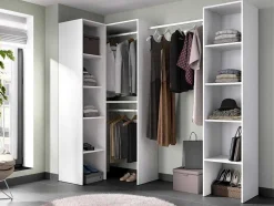 Roupeiro De Canto C225 Cm Branco - Ferdinand