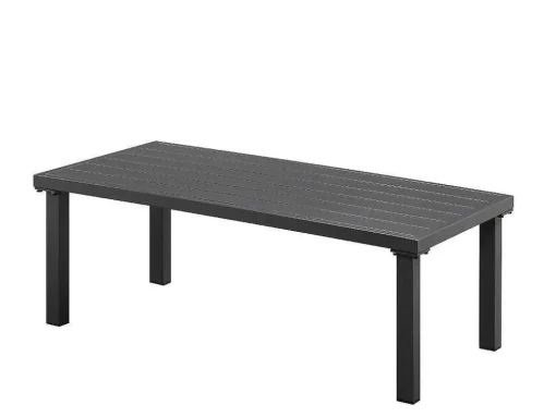 Sala Completa De Jardim Em Aluminio: Um Sofá De 2 Lugares, Duas Cadeiras E Uma Mesa De Centro - Vairao De Mylia