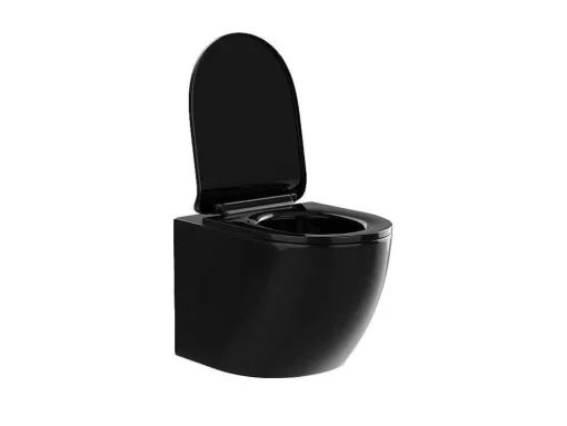 Sanita Suspensa Com Estrutura Decorativa Preto Brilhante - Javoine