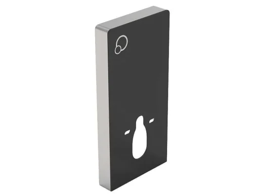 Sanita Suspensa Em Ceramica Preto Mate Com Estrutura De Suporte Decorativo - Clemona