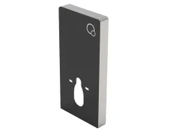Sanita Suspensa Em Ceramica Preto Mate Com Estrutura De Suporte Decorativo - Clemona