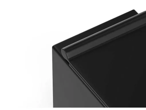 Sanita Suspensa Em Ceramica Preto Mate Com Estrutura De Suporte Decorativo - Clemona