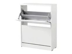 Sapateira Com 2 Portas Dobraveis 83X73X26 Branco