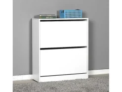 Sapateira Com 2 Portas Dobraveis 83X73X26 Branco
