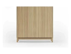 Sapateiro/Móvel Organização - H90Cm X L90Cm X P27Cm Chene Portas Serrado - Hanko