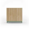 Sapateiro/Móvel Organização - H90Cm X L90Cm X P27Cm Carvalho Dourado Pernas Verde - Copenhague