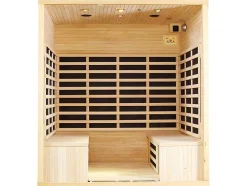 Sauna De Infravermelhos 4/5 Lugars Com Vidros Fumados C180 X L160 X A200 Cm 3060 W, Gama Prestigio - Tromso