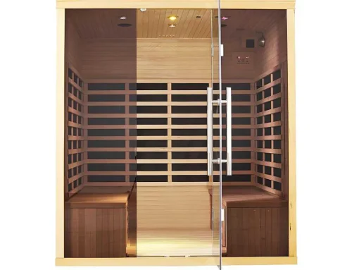 Sauna De Infravermelhos 4/5 Lugars Com Vidros Fumados C180 X L160 X A200 Cm 3060 W, Gama Prestigio - Tromso