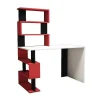 Secretária Snap, Branco, Vermelho, Preto, 120X60X148,2 Cm, Epikasa