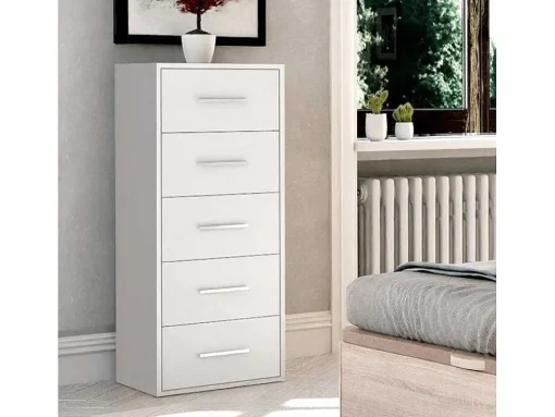 Sinfonier 5 Gavetas 99X40X35 Branco