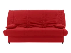 Sofá Cama Clic Clac 100% Algodao Com Espaco De Arrumação Cor Vermelho - Farwest Ii