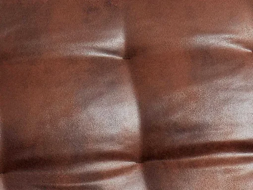 Sofá Cama Clic Clac Em Microfibra Envelhecida E Pele Sintética Preta - Mishan