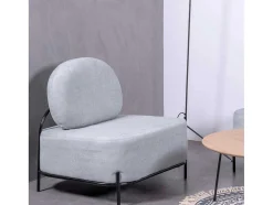 Sofá De 1 Lugar Com Design Minimalista - Clair - Azul