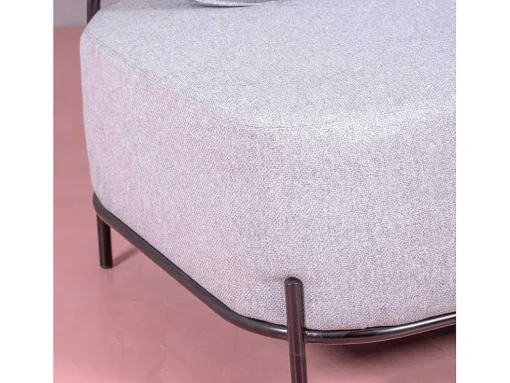 Sofá De 1 Lugar Com Design Minimalista - Clair - Cinza