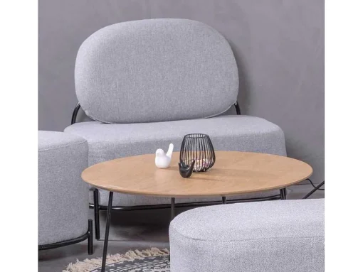 Sofá De 1 Lugar Com Design Minimalista - Clair - Cinza